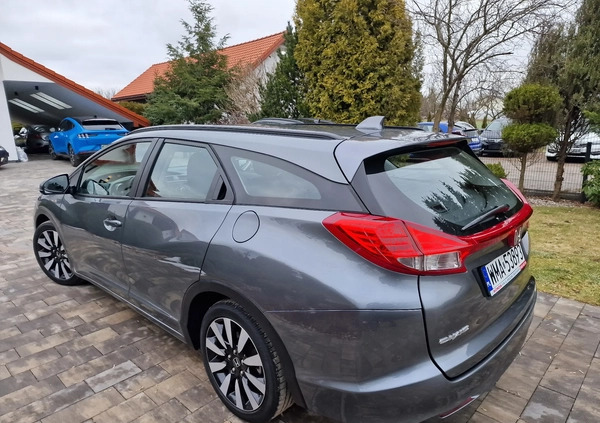 Honda Civic cena 57900 przebieg: 87000, rok produkcji 2016 z Pułtusk małe 497